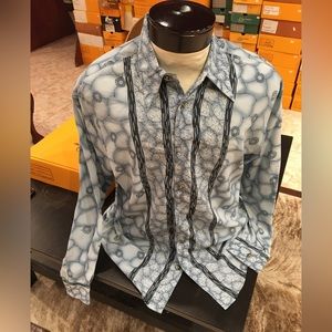 Max Leather Western Shirt